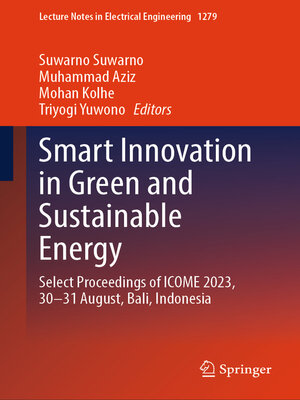 cover image of Smart Innovation in Green and Sustainable Energy